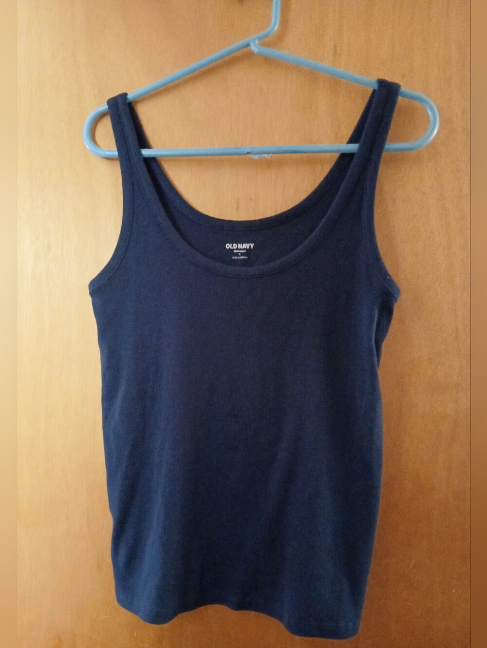 Women's Old Navy Navy Blue Scoop Neck Tank Top, L